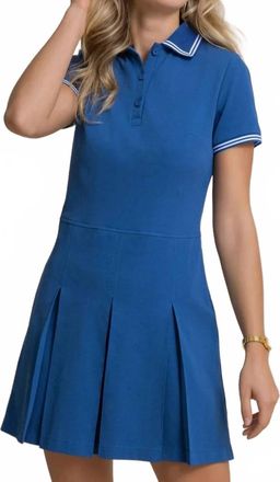 Southern Tide Isabelle Polo Dress In Nautical Blue