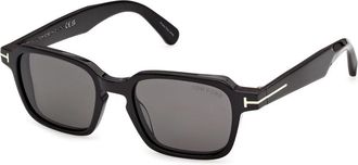 Tom Ford Zonnebril - Heren - Zonnebrillen - Zwart - 50 MM - Accessoires