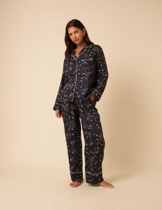 Nobody's Child Black Moon & Star Printed Pyjama Set