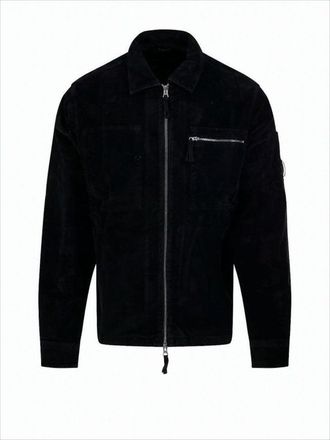 C.P. Company Boxy Fit Minimalist Black Casual Jacket