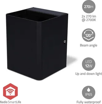 Nedis Pricenet Zblow10rgbw Aplique De Pared Exterior De Aluminio