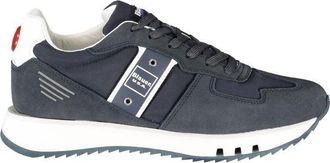 Blauer Gestreepte Mode Sneakers