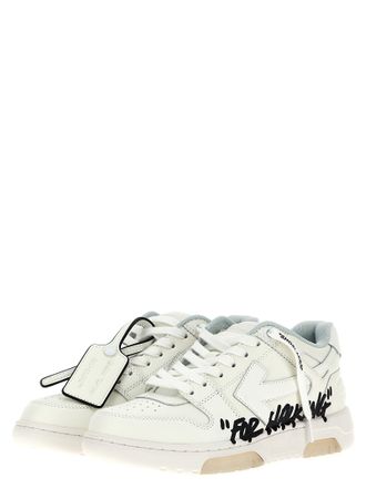 Off-white Womens Bicolor Bovine Leather Low Top Sneakers
