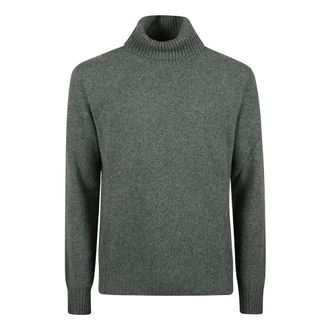 Altea Maglione a collo alto regular - - Knitwear - Uomo - Verde - L