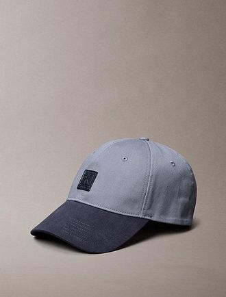 Calvin Klein Mixed-media colourblock pet met embleemlogo