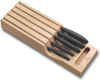 Victorinox by Swiss Army Swiss Classic 5-Piece In-Drawer Knife Holder