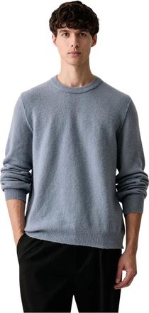 Marc O'Polo Jersey de punto con cuello redondo - Knitwear - Hombre - Gris - XL