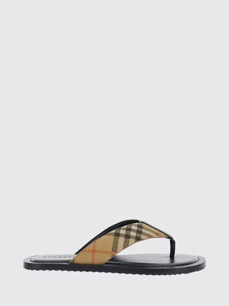 Burberry Vintage Check Fabric Thong Sandals