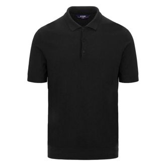 K-Way K-Way, Polo Shirts, male, Black, Size: 2XL K-Way T-shirts and Polos