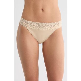 Nordstrom Rack 5-Pack Stretch Lace Bikinis in Purple Taupe Multi at Nordstrom Rack, Size X-Large