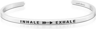 Mantra Inhale Exhale bracelet in Silver at Nordstrom