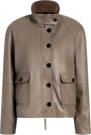 Proenza Schouler Gio buttoned pocket jacket - women - Calf Leather - 00 - Neutrals