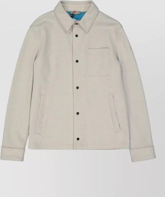 Herno beige shirt jacket