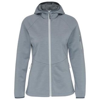 Stoic MerinoFleece270 KuolpaLightSt. III Zip Merinohoodie f&uuml;r Damen | grau