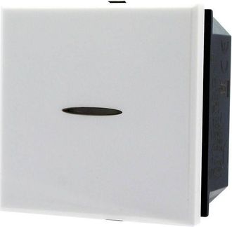 Trade Shop Trade Shop - Deviatore 1p Assiale 2m 16a Unipolare Bianco Compatibile Bticino Axolute