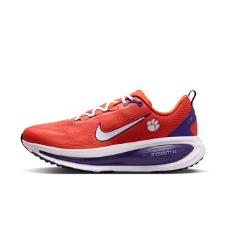 Nike Mens College Vomero 18 (Clemson) Road Running Shoes in Orange | IQ6868-800