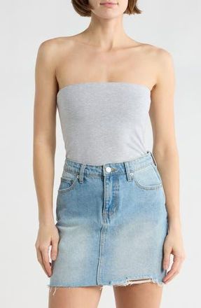 Abound Knit Tube Top in Grey Soft Heather at Nordstrom Rack, Size X-Small