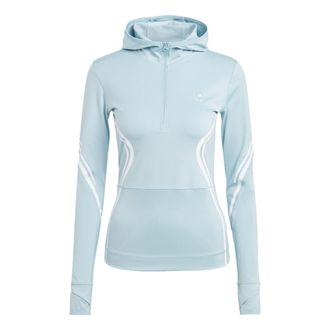 adidas (WMNS) adidas By Stella Mccartney Truepace Long Sleeve Top Blue White HS4256