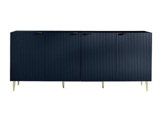 Vente-Unique 4 - Door Buffet - MDF & Steel - Blue & Gold - YESINIA in Midnight