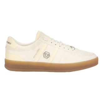 Philipp Plein Sneakers, unisex, White, Size: 12 US Low-Top Sneakers Retro Rebel