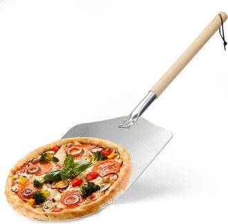 OEM Pala Para Pizza De Aluminio, Horno De Pizza Con Mango Largo De Madera Antideslizante, Aluminio Extra&iacute;ble