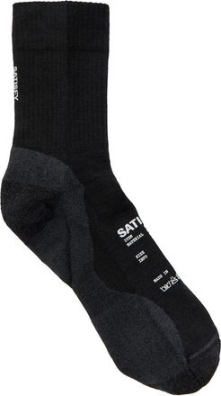 SATISFY Melange-knit Merino-blend Socks - Black - 39-42 (IT39-42)
