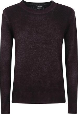Avant Toi Luxe Cashmere Ronde Hals Gebreide Kleding - Dames - Cashmere truien - Paars - S - Kasjmier - Truien & Vesten