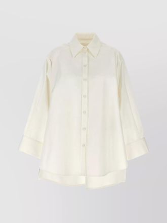 Jil Sander sleeveless shirt cut-out armholes