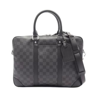 Louis Vuitton Pre-owned Briefcase Handbag - Heren - Pre-owned - Zwart - Maat: ONE Size Leer
