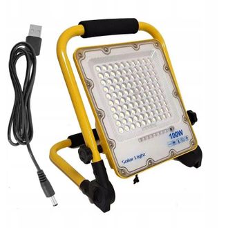 OEM L&aacute;mpara De Construcci&oacute;n Hal&oacute;gena Led Port&aacute;til 100w 230v + Cable Usb Bater&iacute;a