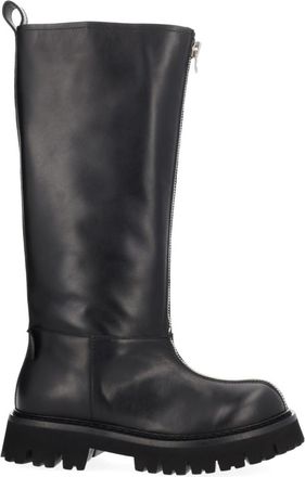 Moschino Black Leather Boots
