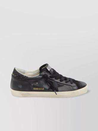 Golden Goose leather super star low-top sneakers