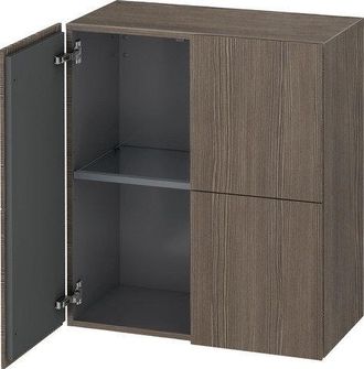 Duravit Armario Semi Alto Duravit L-cube, Anchura 700mm, Profundidad 363mm, 2 Puertas, Color: Pino Terra Decor - Lc117705151