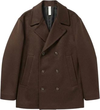 Hev&ograve; Giaccone - - Coats - Uomo - Marrone - XL