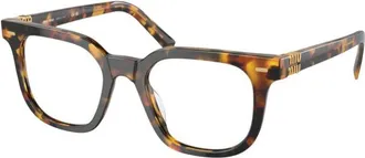 Miu Miu 0MU Tortoiseshell Acetate Eyeglasses - Havana