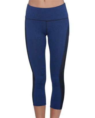 Body Glove Apex Capri Leggings In Midnight And Black