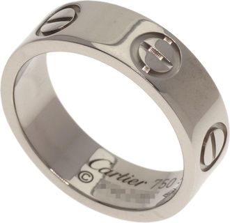 Cartier White Gold (18K) Band Ring (Pre-Owned)