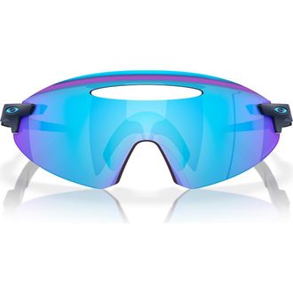 Oakley 36mm Rectangle Wrap Sunglasses in Matte Navy at Nordstrom Rack
