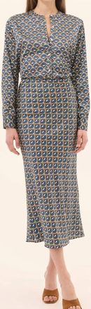 Misa Fay Skirt In Dandelions Satin