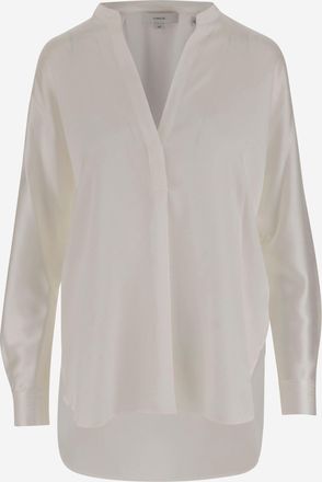 Vince Silk Satin Blouse