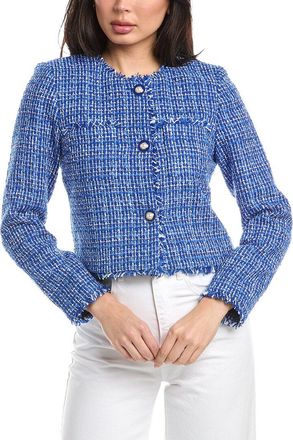St. John Fringe Tweed Boxy Jacket