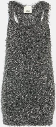 Isabel Marant Windy metallic knit minidress