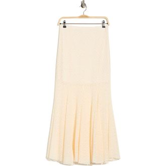 Leith Lace Midi Skirt in Ivory at Nordstrom Rack, Size X-Large