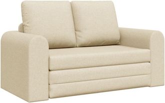vidaXL Sofa Bed Cream 148 x 71 x 83 cm Fabric Vidaxl