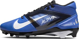 Nike Nike Mens Alpha Menace 4 Pro NRG Football Cleats, Hyper Royal/Metallic Silver/Midnight Navy, 10 UK