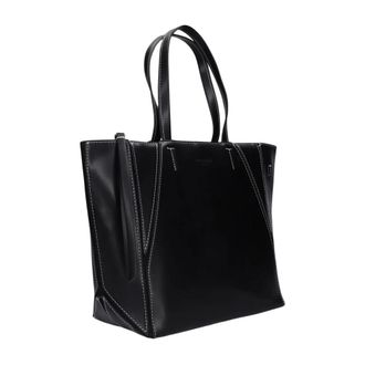 Ted Baker Folina Gevouwen Medium Shopper - Dames - Tassen - Zwart - Maat: ONE Size Poliester