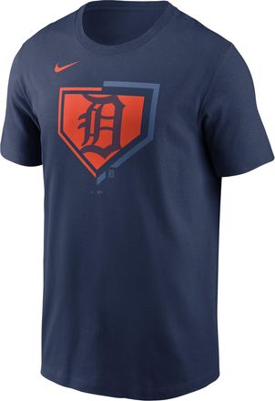 Nike Detroit Tigers Icon Nike Mens MLB T-Shirt in Blue | N19944BDG-1E5