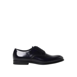 Doucal's Klassieke Zwarte Brogue Leren Schoenen - Heren - Nette schoenen - Zwart - 42 EU - Leer - Schoenen