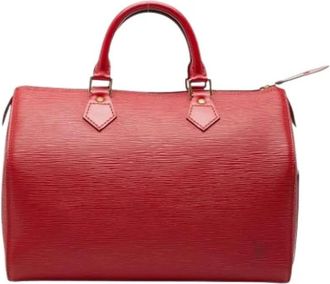 Louis Vuitton Pre-owned Handbags, female, Red, Size: ONE SIZE Pre-owned Epi Boston Bag