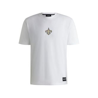 BOSS x NFL stretch-cotton T-shirt with special branding